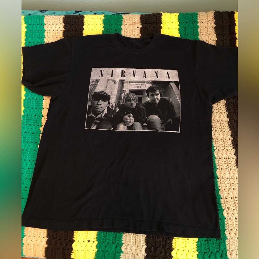 nirvana Black t-shirt xl